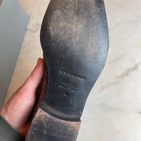 DAMI Alligator Shoes (Genuine, hand made in Italy) - Picture 6 of 8